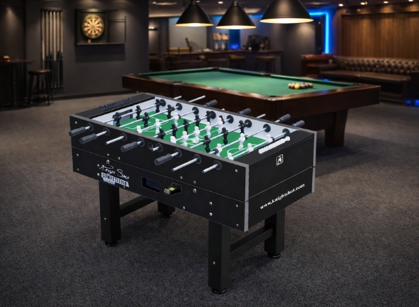 knight shot st179 commercial coin operated foosball table | durable & high quality design