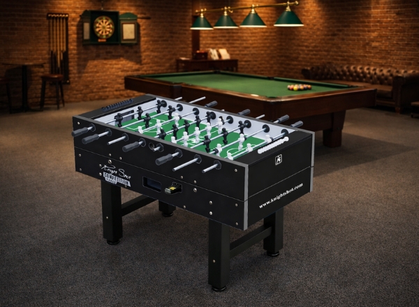 knight shot st179 commercial coin operated foosball table | durable & high quality design