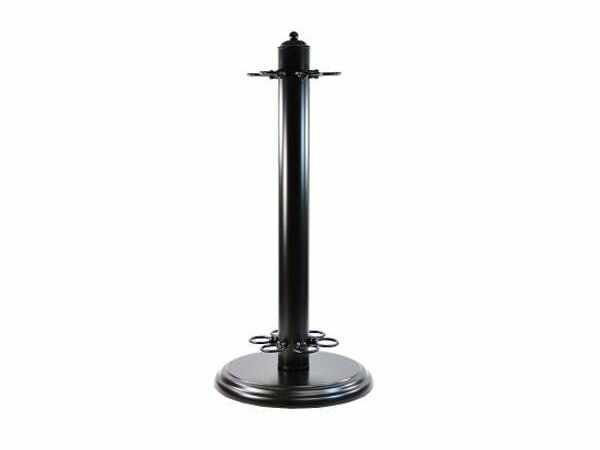 Knight Shot steel cue stand 6pcs black finish