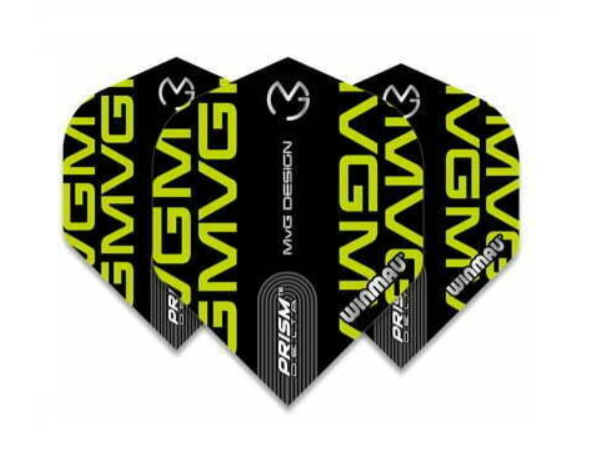 Winmau Prism Delta MvG 2021 Black Print Dart Flights