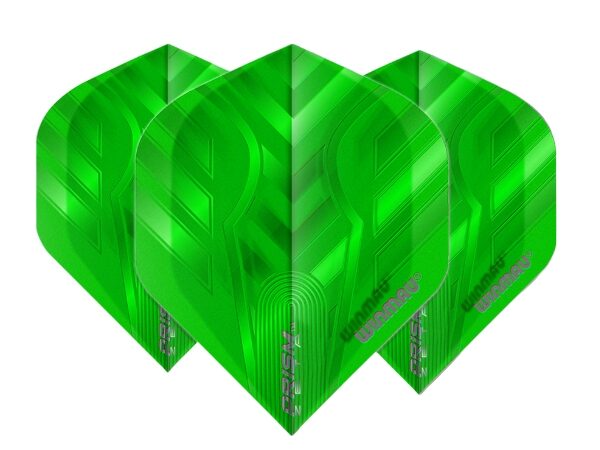 winmau prism zeta green flights (3pcs)