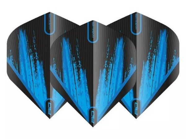 Red Dragon Hardcore Radical Black and Blue Dart Flights 4 Sets per Pack