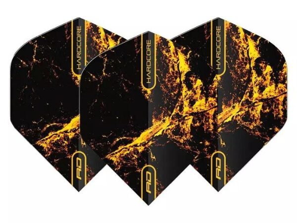 Red Dragon Hardcore Radical Strike Golden Dart Flights 4 Sets per Pack