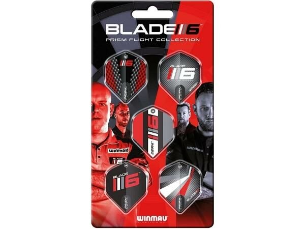 Winmau Blade 6 dart flight collection standard flights