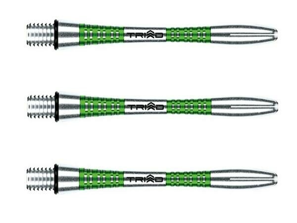 Winmau Triad Medium Green Dart Shaft (46 mm) – Premium Aluminium Shafts (3PCS)