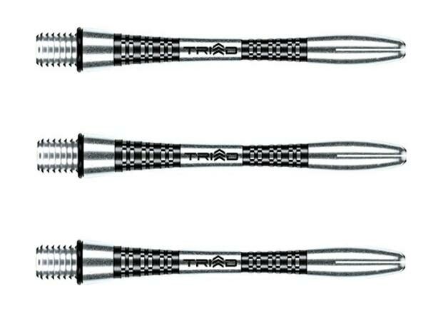 Winmau Triad Medium Black Dart Shaft (46 mm) – Aluminium Precision Shafts (3PCS)