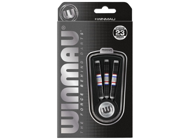 winmau thibault tricole 90% tungsten alloy steel tip darts | 23grams