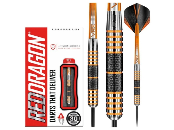 red dragon amberjack11 90% tungsten alloy steel tip darts | 30 grams | 3 darts per set