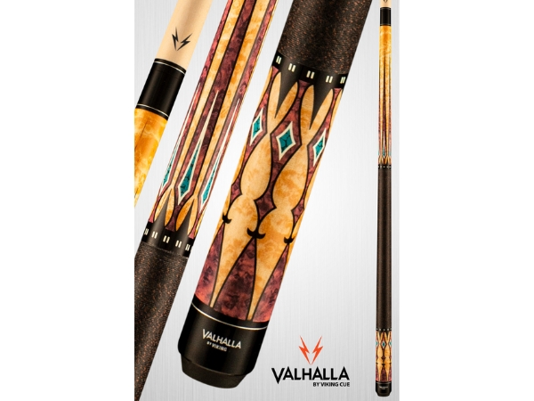 Valhalla VA502 Pool Cue Hard Rock Maple Linen Wrap 5-16x18 Joint