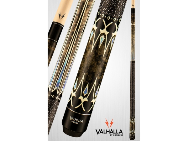Valhalla VA503 Pool Cue Hard Rock Maple 6 Four-Color Point Transfers
