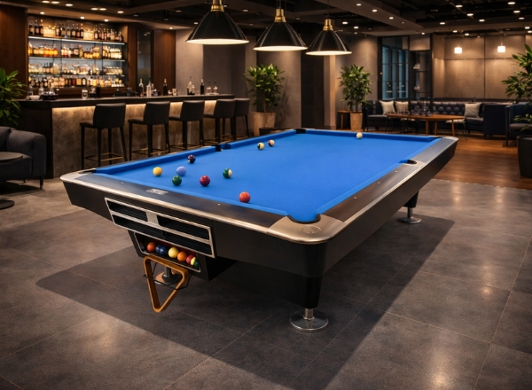Buy Knight Shot Royal 9ft Tournament Pool Table – Slate + Ball Return ...