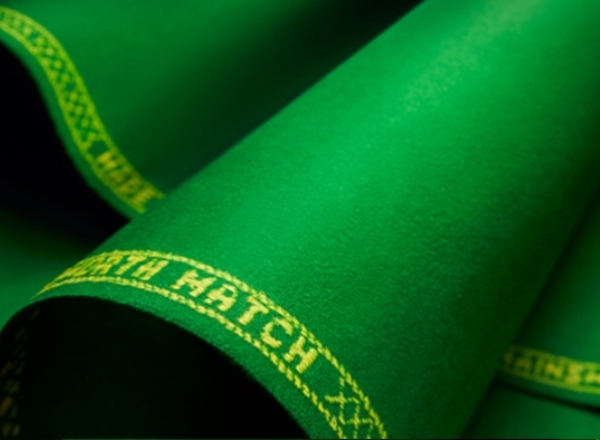 Hainsworth Match Snooker Cloth Olive Green 12ft Set – 195cm Width, 390gsm Wool Blend | Knight Shot UAE