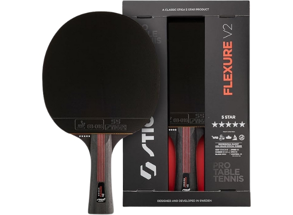 STIGA Table Tennis Bat Flexure 5-Star V2