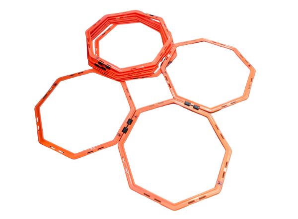knight shot football octagon speed ladder set | 6pcs & 12pcs