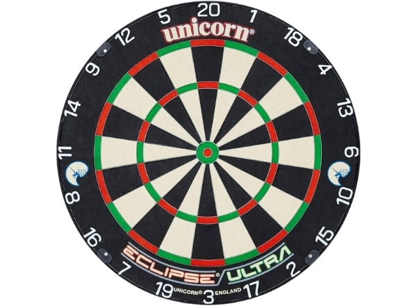Unicorn Eclipse Ultra Bristle Dartboard with Ultra Spider and Unilock System