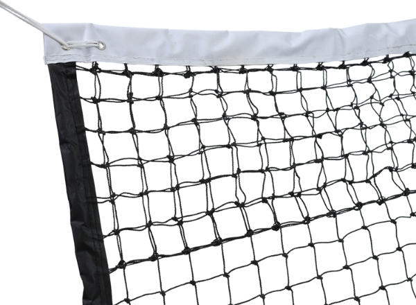 knight shot tennis net | white & black | 3mm
