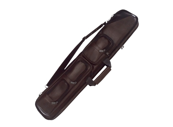 Lucasi LC5 4x8 Leatherette Soft Case Brown – Durable Pool Cue Storage