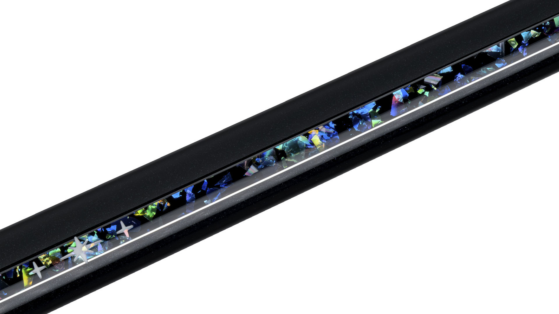 predator p3 revo galaxy black pool cue – uni loc quick release, no wrap