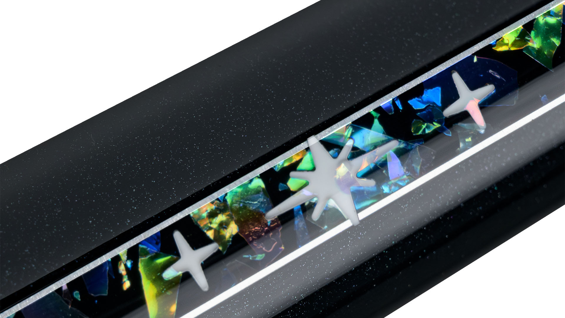 predator p3 revo galaxy black pool cue – uni loc quick release, no wrap