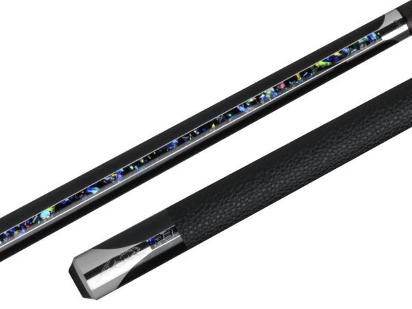 Predator P3 Galaxy Black Pool Cue – Gloss Metallic Black finish with Galaxy stripe, Uni-Loc Quick Release, and Leather luxe Wrap