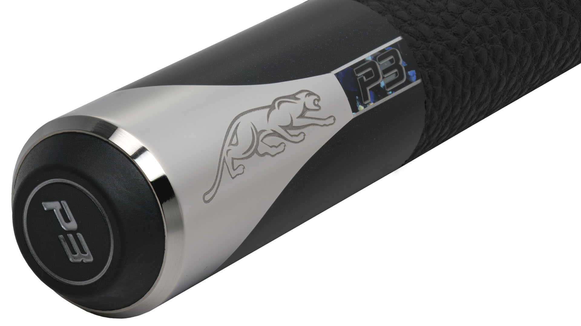 predator p3 galaxy leather luxe pool cue with revo carbon fiber shaft