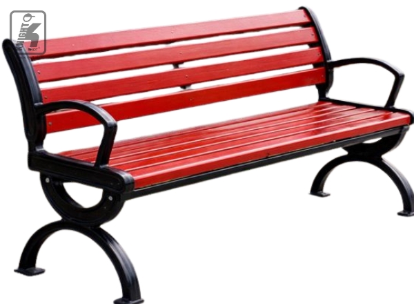 Park Outdoor Bench 150×50×75 cm for Gardens and Public Spaces