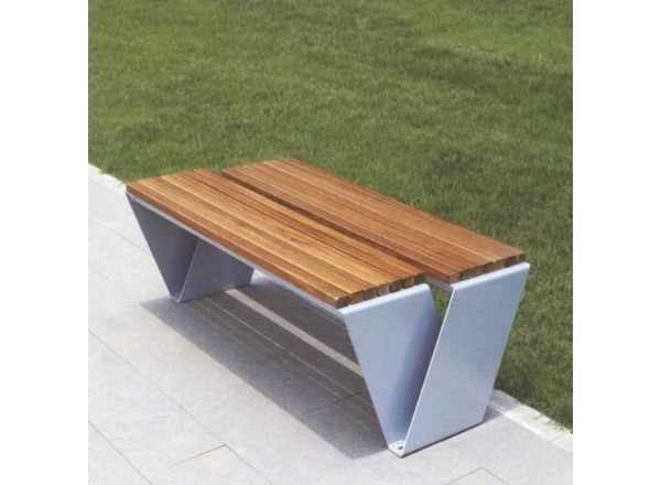 outdoor bench – 180 × 76 × 42 cm weather resistant seating bench