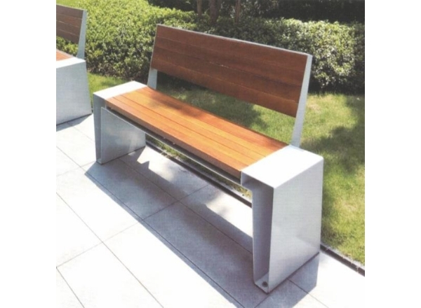 heavy duty outdoor bench – 150 × 60 × 80 cm park & public seating